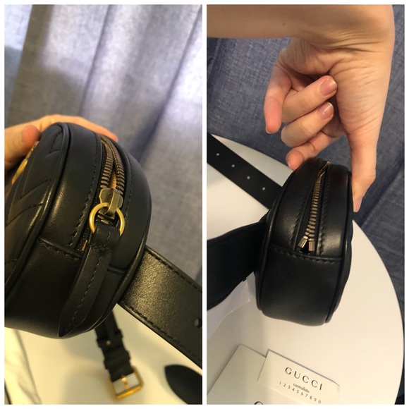 SOLD Gucci Small Marmont Matelasse Belt Bag - Picture 5 of 8